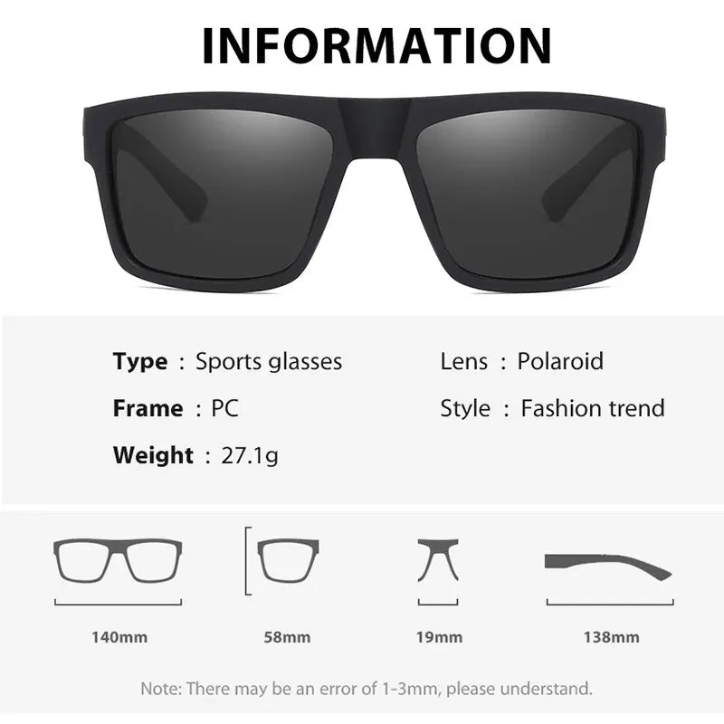 Men Polarized Fishing Sunglasses Outdoor Sports Hiking Driving Running Sun Glasses UV400 Eyewear